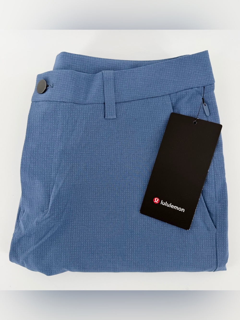 NWT Lululemon Men's ABC Classic-Fit Short 9" WovenAir 30 Blue Golf Luxury Preppy - Picture 9 of 9